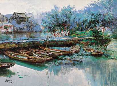 李金明 雨后村边